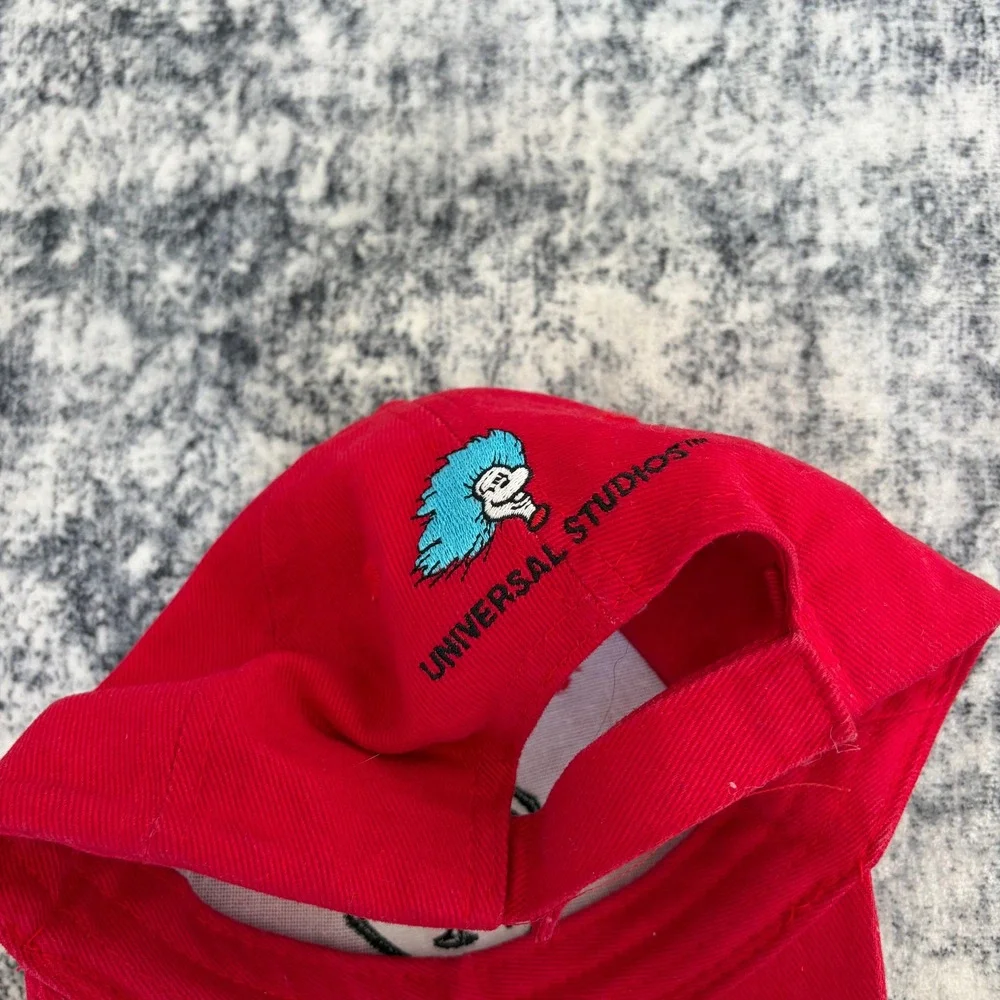 Universal Studios Dr Seuss Thing 1 Baseball Hat Kids Red Adjustable Cap Kids